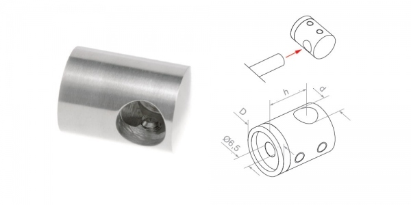 Bar holder – left blind hole