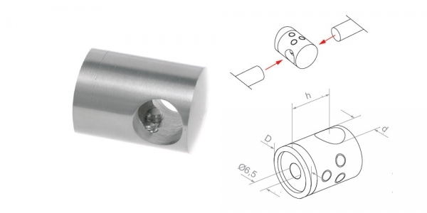 Connecting crossbar holder