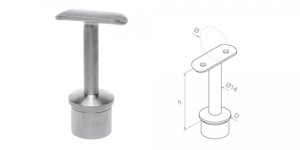 Handrail fitting