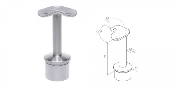 Handrail fitting