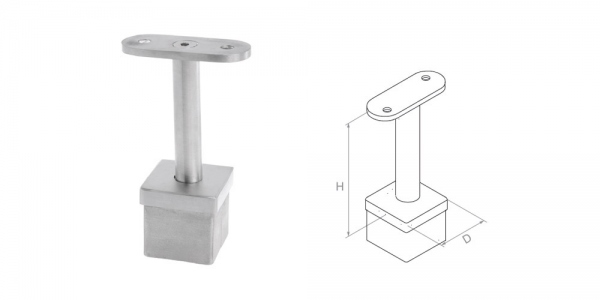 Handrail fitting