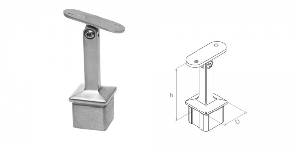 Handrail fitting - adjustable