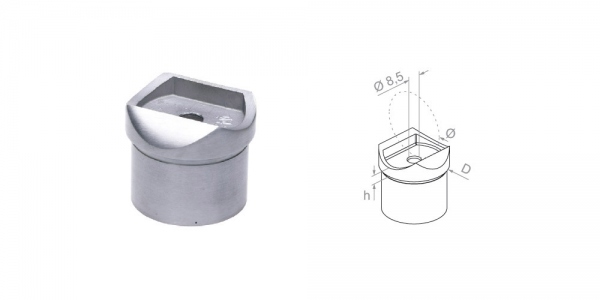 Handrail fitting - horizontal