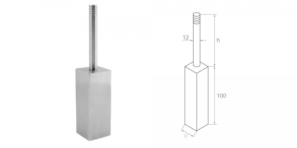 Wooden handrail fitting